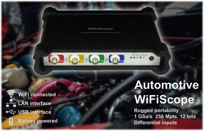 TiePie Differential Automotive WiFiScope