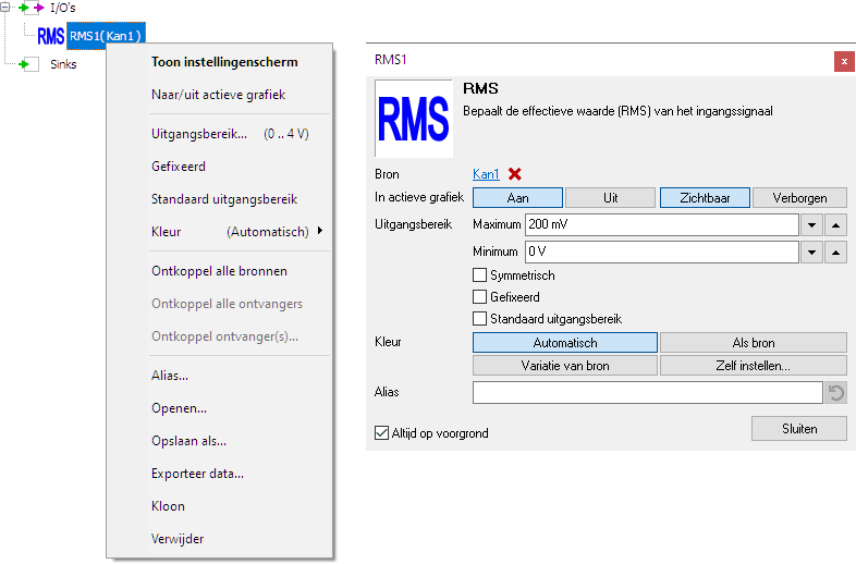RMS control