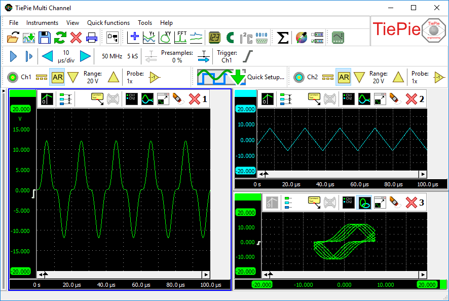 tiepie multi channel software