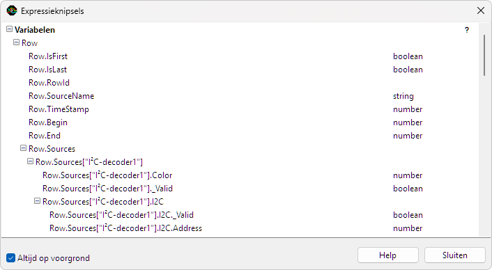 Filter toolbar with Lua expressions
